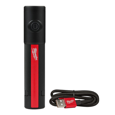 USB Rechargeable 500L Everyday Carry Flashlight w/ Magnet