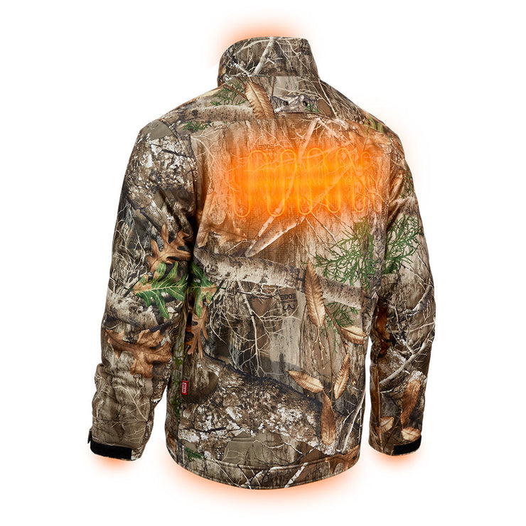 M12 12V Cordless Camo Heated Quietshell Jacket Kit, Size X-Large