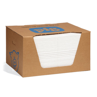 Medium-Weight Water-Repellent Oil-Absorbent Mat Pads (Box of 100)