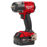 M18 FUEL 18V Lithium-Ion Brushless Cordless 3/8" Mid-Torque Impact Wrench with Friction Ring Kit (5.0 Ah Resistant Batteries)