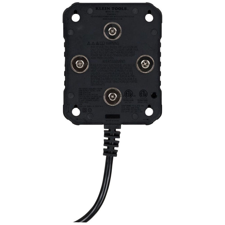 PowerBox 1 Magnetic Mounted Power Strip with Integrated LED Lights