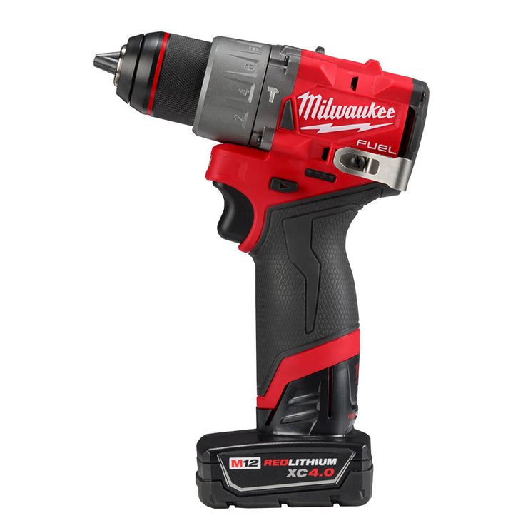 12V M12 FUEL Lithium-Ion Cordless 2-Tool Combo Kit with 1/2" Drill/Driver and 1/4" Hex Impact Driver