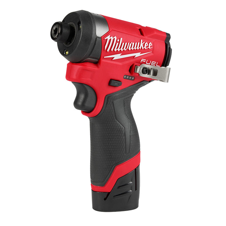 12V M12 FUEL Lithium-Ion Cordless 2-Tool Combo Kit with 1/2" Drill/Driver and 1/4" Hex Impact Driver