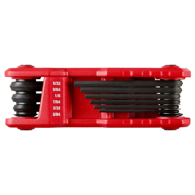 17-Key SAE/Metric Folding Hex Key Set