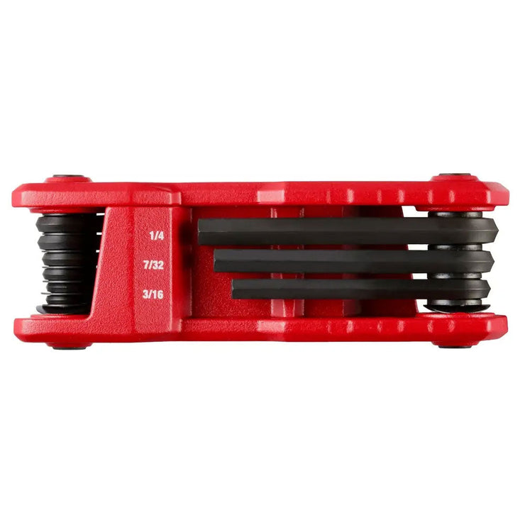 17-Key SAE/Metric Folding Hex Key Set