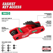 8-Key Torx Folding Hex Key Set