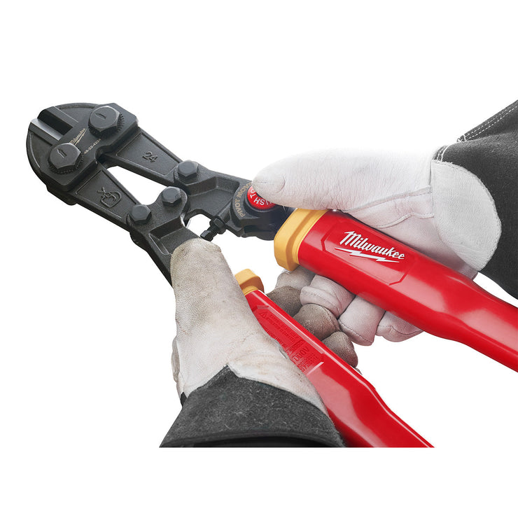 24" Fiberglass Bolt Cutters with PIVOTMOVE Rotating Handles