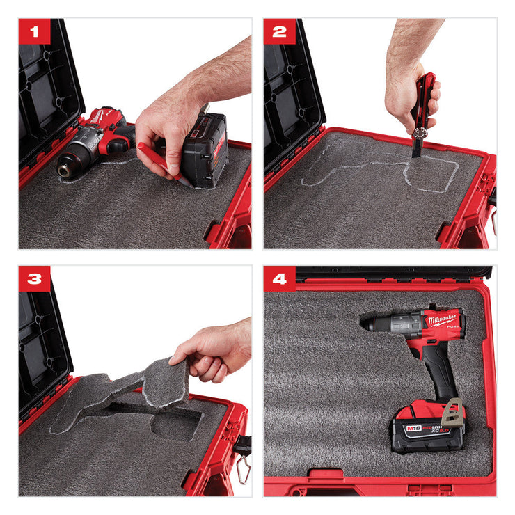 Customizable Foam Insert for PACKOUT Drawer Tool Boxes