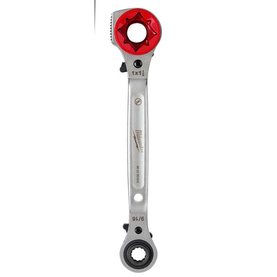 Lineman's 5-in-1 Ratcheting Wrench