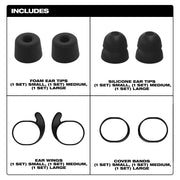 Milwaukee 49-16-0101 Jobsite Ear Buds Ear Tip Kit