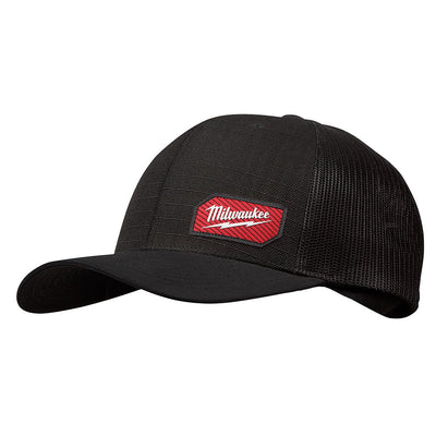 GRIDIRON Black Snapback Trucker Hat