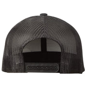 GRIDIRON Black Snapback Trucker Hat