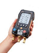 Smart Digital Manifold with Bluetooth & 2-Way Valve Block with Wireless Clamp Temperature Probes