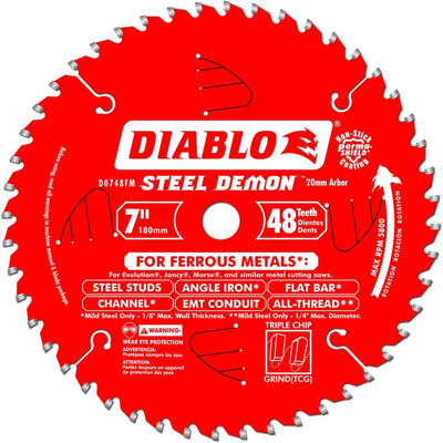 Diablo D0748FM 7" Steel Demon Saw Blade