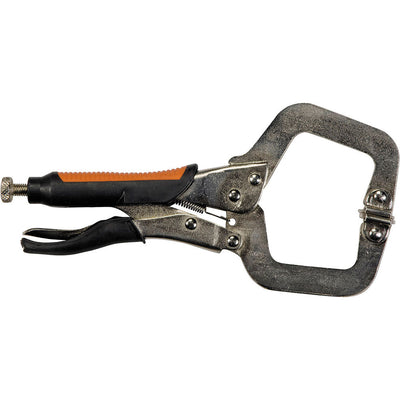 11" Locking C-Clamp Pliers with Rubber Grip