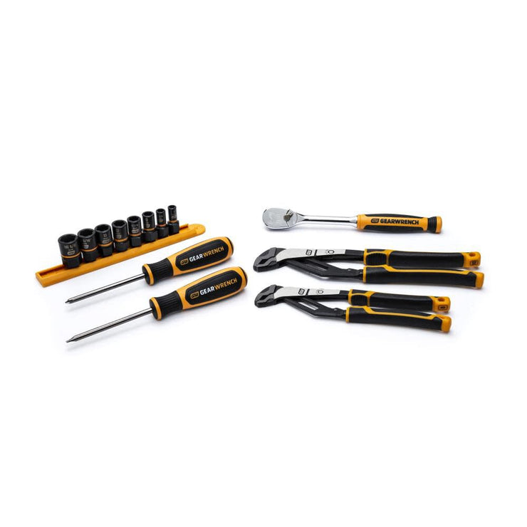 13 Piece Bolt Biter & Auto Bite GEARPACK - Screwdrivers, Sockets, Pliers, Ratchet Set