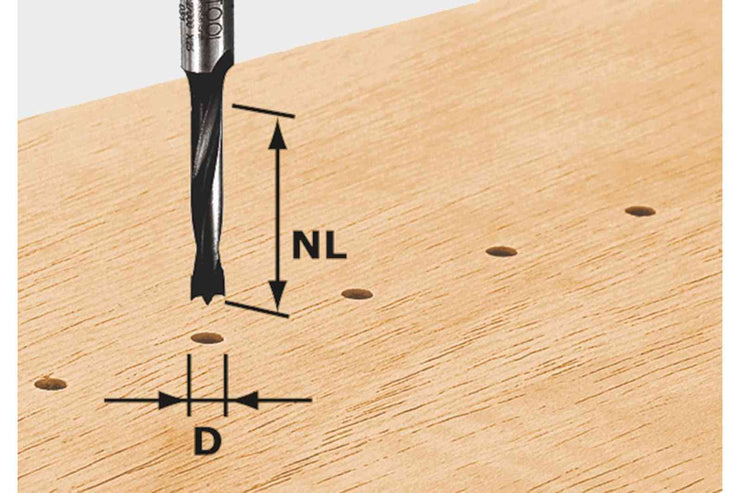 Festool 491066  HW S8 D5/30 Z Dowel Drill Bit