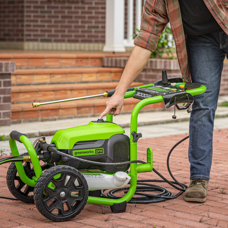 Wash and Dry Combo Kit w/ Corded 3000 PSI Electric Pressure Washer and 60V 610 CFM Leaf Blower, 2.5Ah Battery, & Rapid Charger