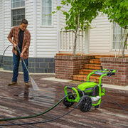 Wash and Dry Combo Kit w/ Corded 3000 PSI Electric Pressure Washer and 60V 610 CFM Leaf Blower, 2.5Ah Battery, & Rapid Charger