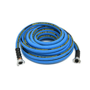 3/4" x 100' 300 PSI 3/4" Hose Barb Polyester Braided Jack Hammer Rubber Air Hose