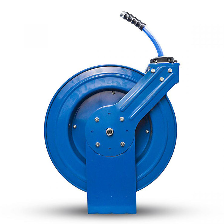 BluSeal 3/4" x 50' 500 PSI Retractable Steel Water Hose Reel