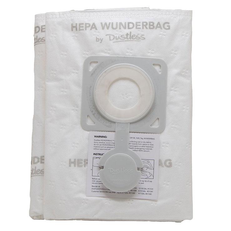 8-10 Gallon HEPA WunderBag (Pack of 2)