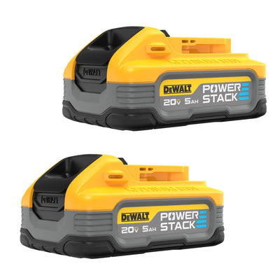 20V MAX PowerStack Lithium-Ion Premium Battery 5.0 Ah (2-Pack)