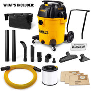 16 Gallon 6.5 HP Wet/Dry Vacuum with Extra Accessories