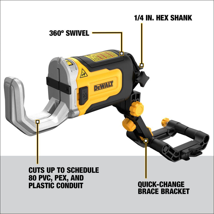 Impact Connect PVC/PEX Pipe Cutter Attachment