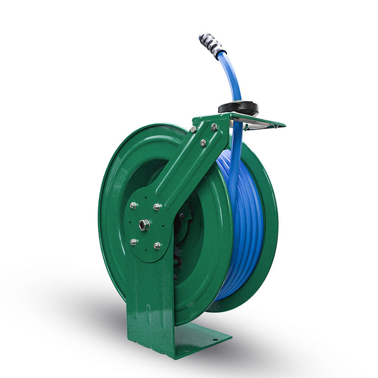 Flo-Lite 5/8" x 50' Self Retracting Water Hose Reel and Hose