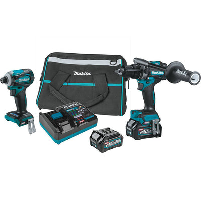40V MAX XGT Lithium-Ion Brushless Cordless 2-Tool Combo Kit with 1/2" Hammer Drill/Driver and 1/4" Hex 4-Speed Impact Driver 2.5 Ah