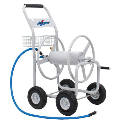 BluSeal Garden Hose Reel Cart for 5/8" x 400' Water Hose