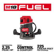 Milwaukee 2838-20 M18 FUEL  1/2" Router