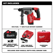 Milwaukee 2912-22 M18 FUEL™ 1" SDS Plus Rotary Hammer Kit