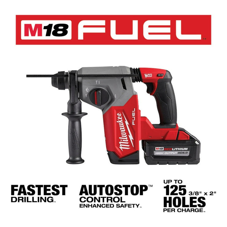 Milwaukee 2912-22 M18 FUEL™ 1" SDS Plus Rotary Hammer Kit