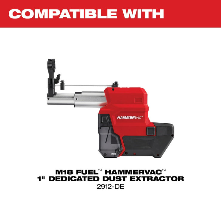 Milwaukee 2912-22 M18 FUEL™ 1" SDS Plus Rotary Hammer Kit