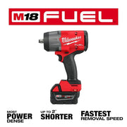 Milwaukee 2967-21B M18 FUEL 1/2" High Torque Impact Wrench w/ Friction Ring Kit