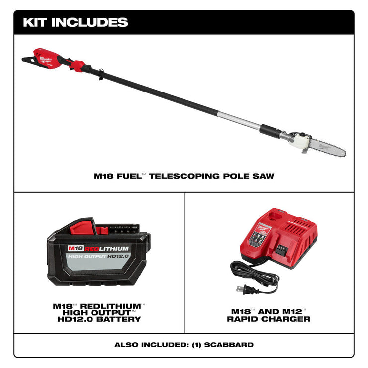 Milwaukee 3013-21 M18 FUEL Telescoping Pole Saw Kit