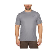 Milwaukee 414G-2X WORKSKIN Lightweight Performance Short Sleeve Shirt- Gray 2X