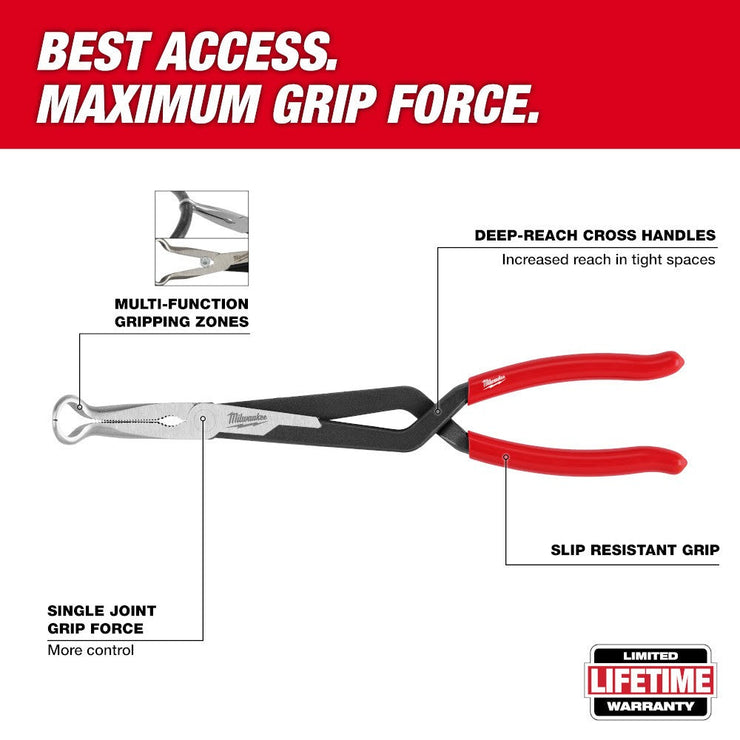 Milwaukee 48-22-6563 3PC Long Reach Hose Grip Pliers Set