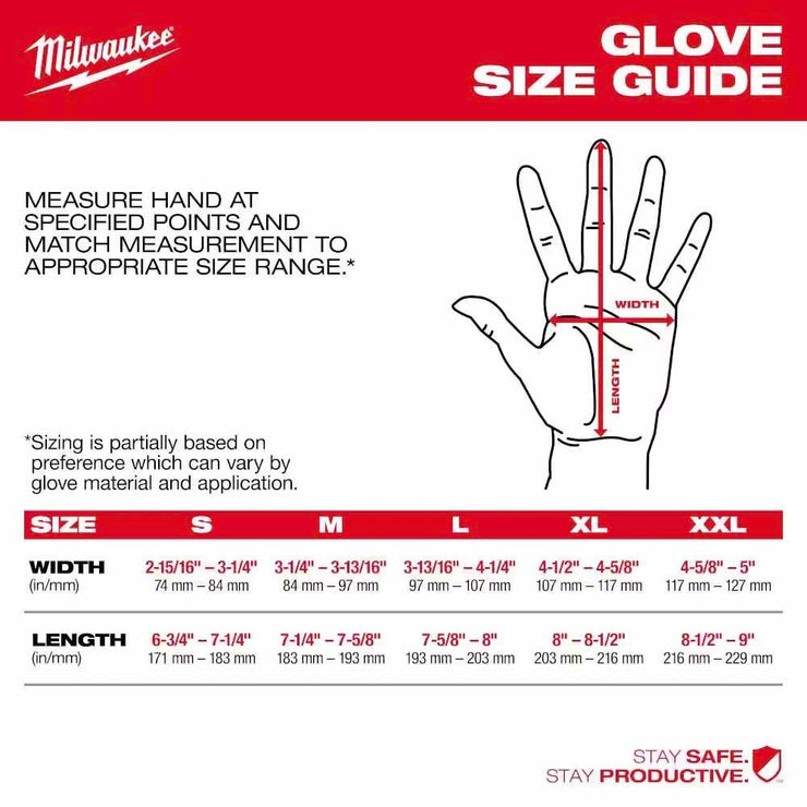 Milwaukee 48-22-8927 Cut Level 2 Nitrile Dipped Gloves - L