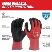 Milwaukee 48-22-8926 Cut Level 2 Nitrile Dipped Gloves - M