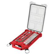 Milwaukee  48-22-9481 3/8” 28Pc Ratchet and Socket Set in PACKOUT - SAE
