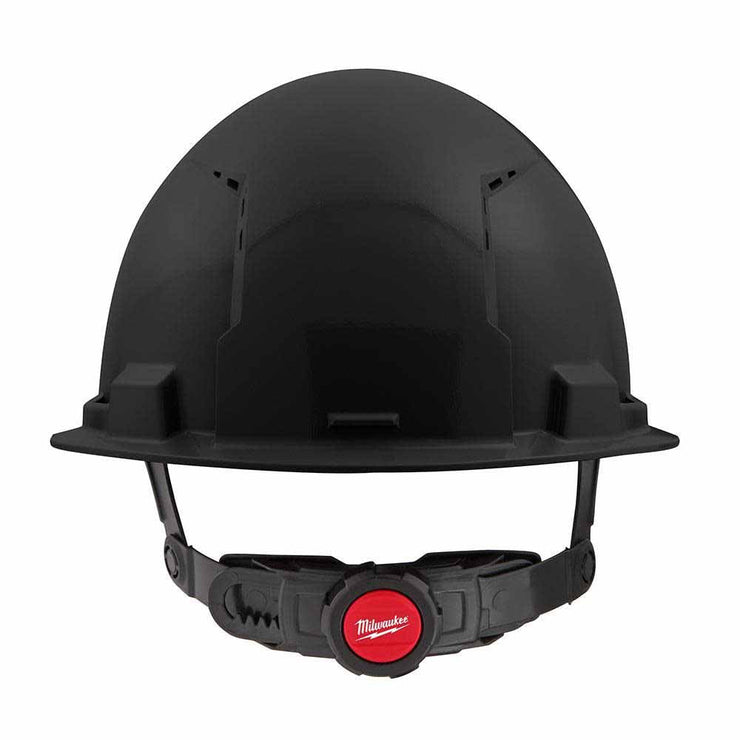 Milwaukee 48-73-1230 Black Front Brim Vented Hard Hat with 6PT Ratcheting Suspension – Type 1 Class C