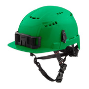 Milwaukee 48-73-1326 BOLT Green Front Brim Safety Helmet (USA) - Type 2, Class C, Vented