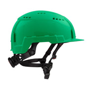 Milwaukee 48-73-1326 BOLT Green Front Brim Safety Helmet (USA) - Type 2, Class C, Vented