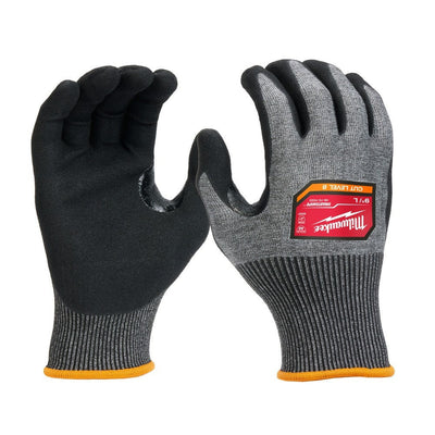 Milwaukee 48-73-7022 Cut Level 8 High-Dexterity Nitrile Dipped Gloves - L