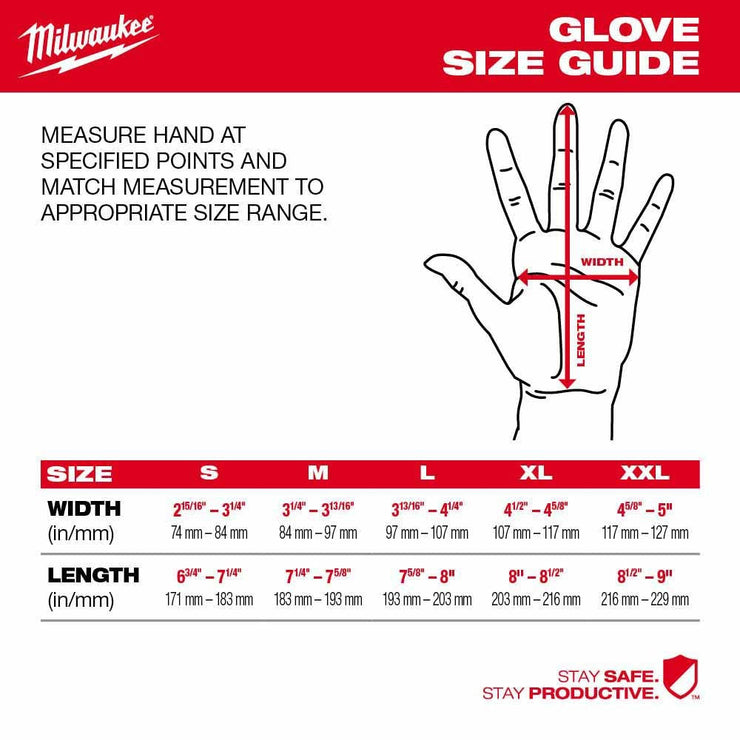 Milwaukee 48-73-8720 High Dexterity A2 Polyurethane Dipped Gloves - Small