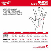 Milwaukee 48-73-8722B High Dexterity A2 Polyurethane Dipped Gloves - Large