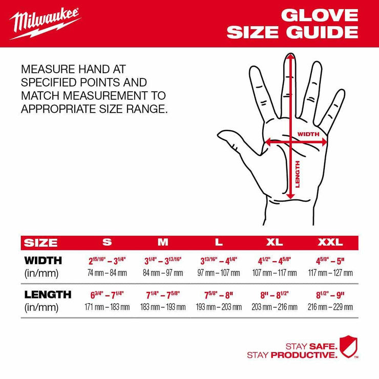 Milwaukee 48-73-8723B High Dexterity A2 Polyurethane Dipped Gloves - Extra Large